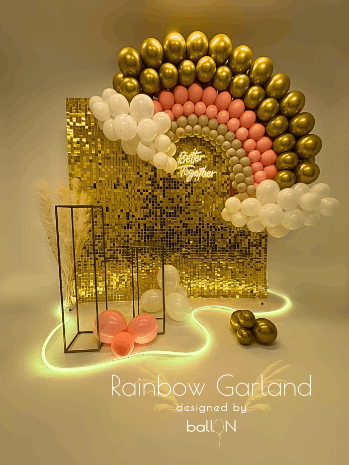 Rainbow Garland – idealna ścianka balonowa na Twoje wydarzenie